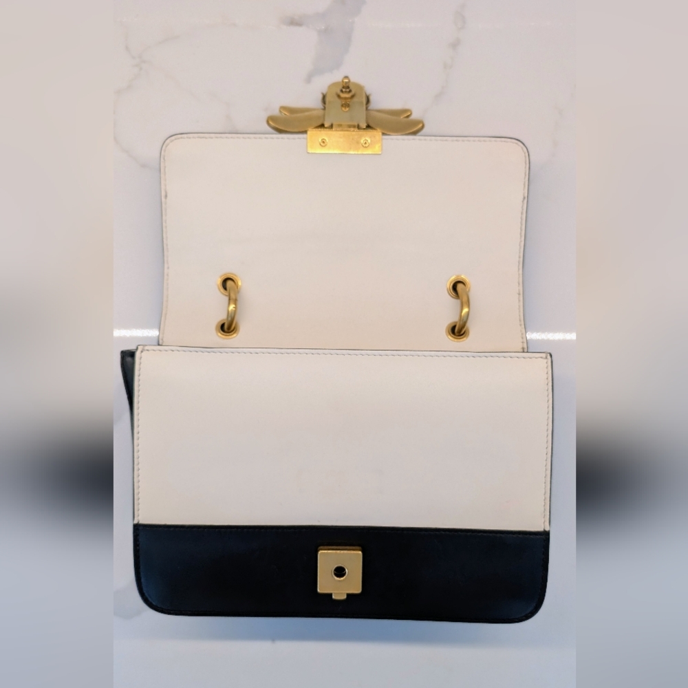 Gucci Black and Cream Queen Margaret  Bag - Picture 5 of 11
